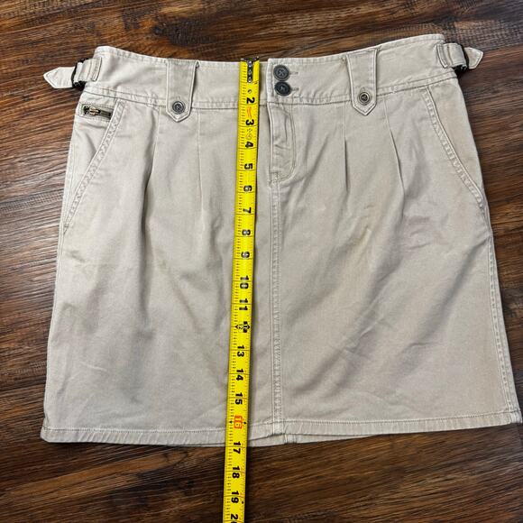 Converse one star FIT3 khaki skirt size 8 pleated front - Picture 3 of 9
